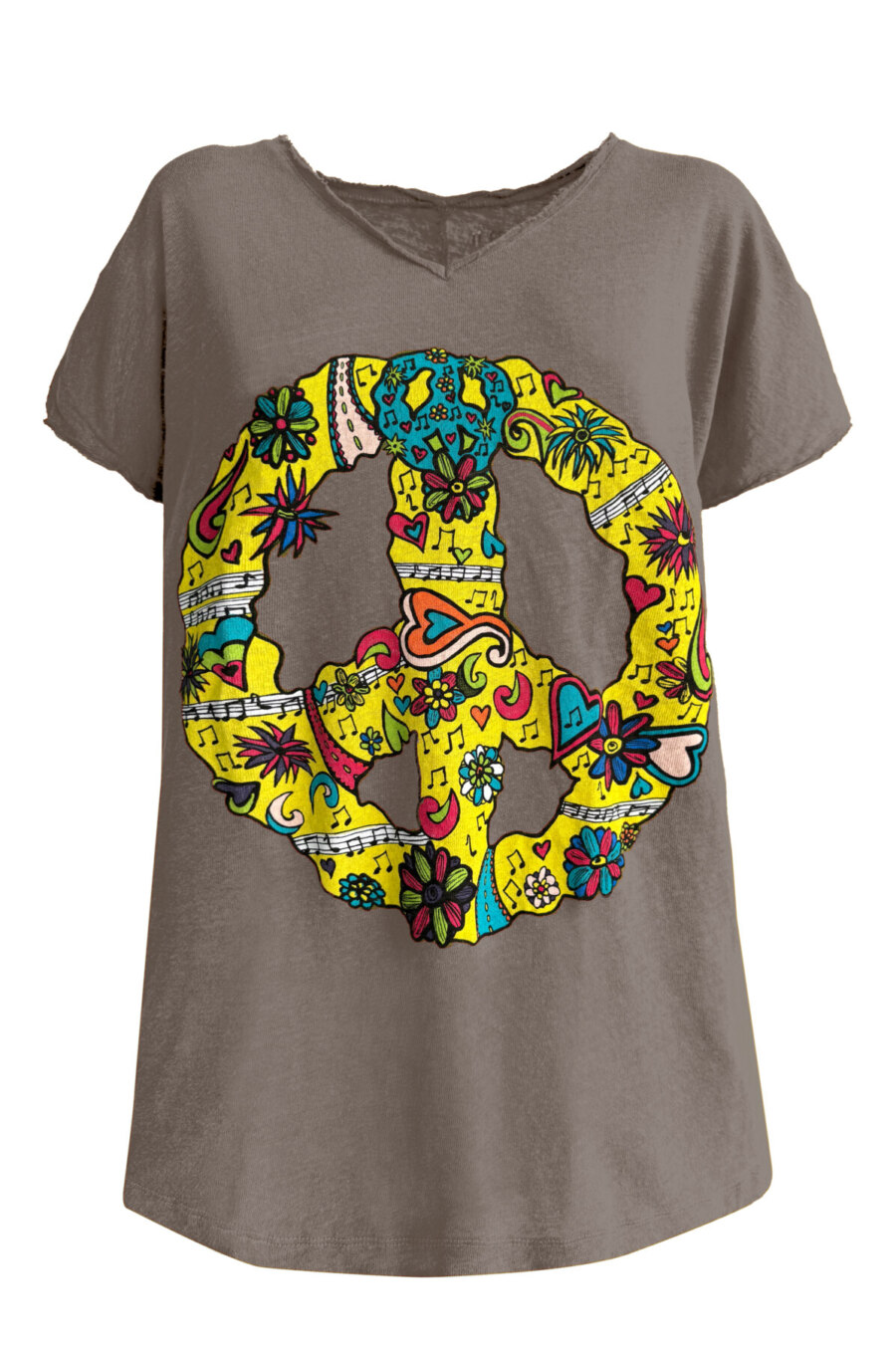Peace-Shirt - Anthra