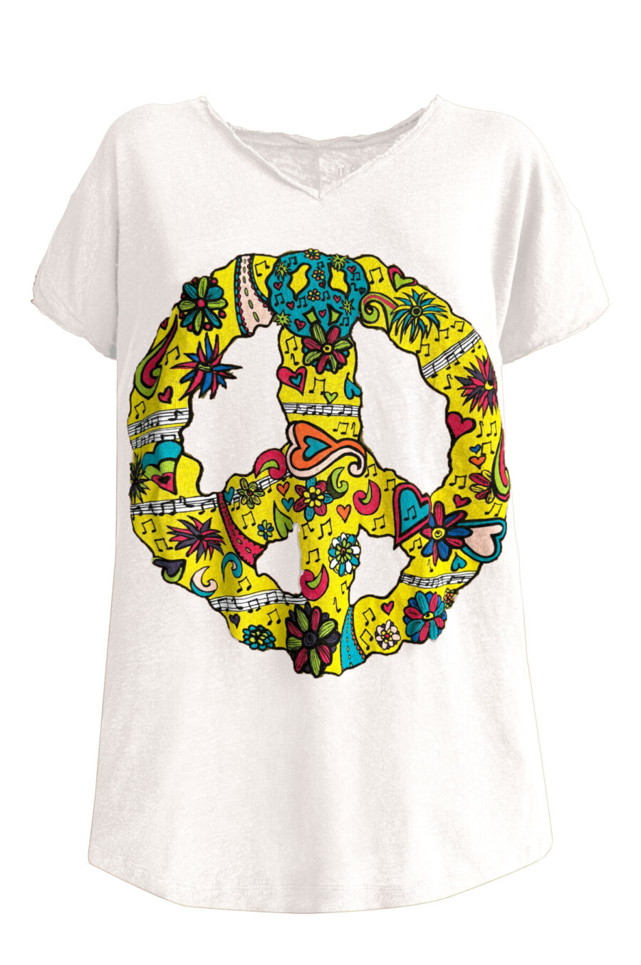 Peace-Shirt - White