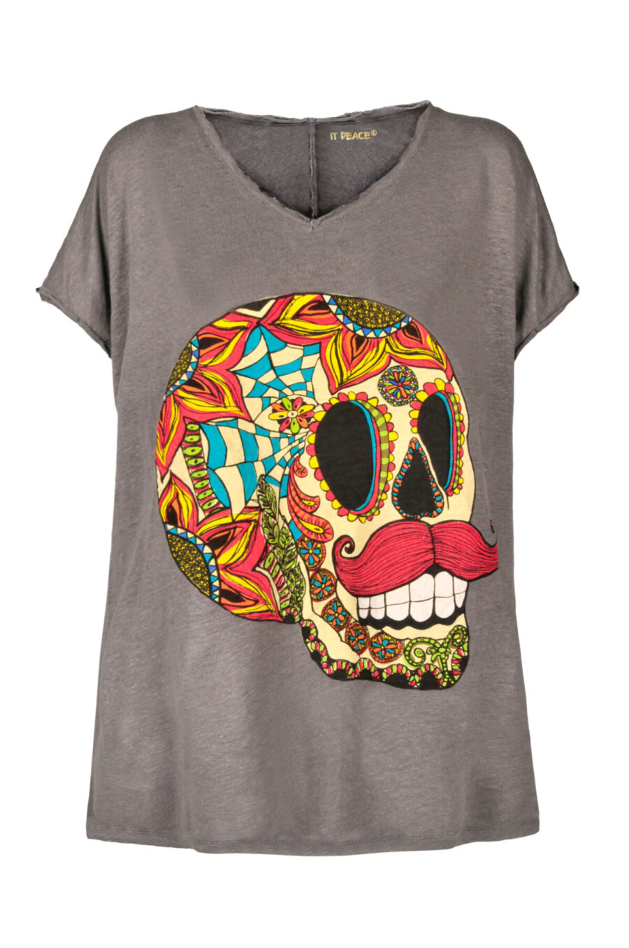 Skully-Shirt - Anthra