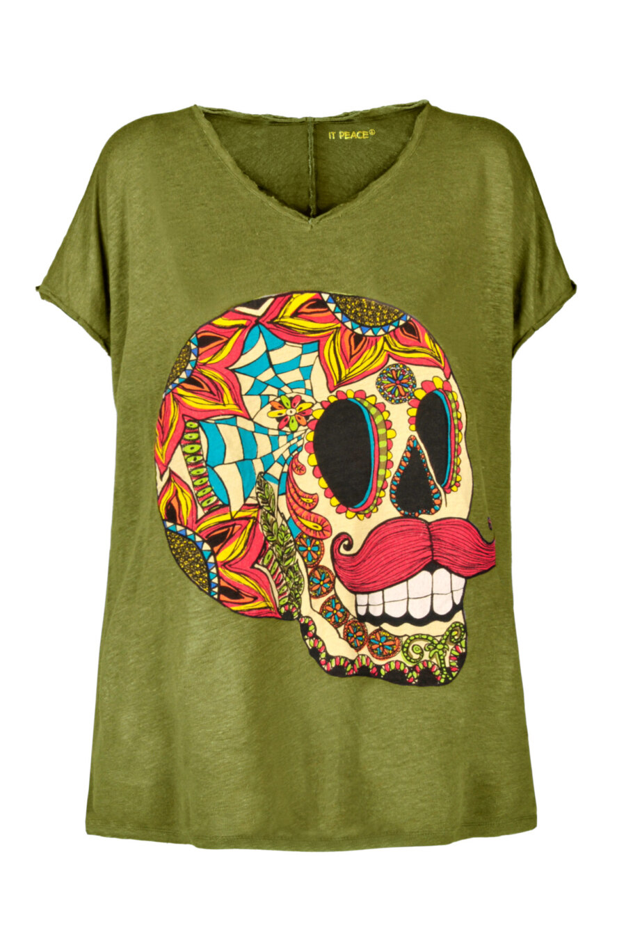 Skully-Shirt - Olive